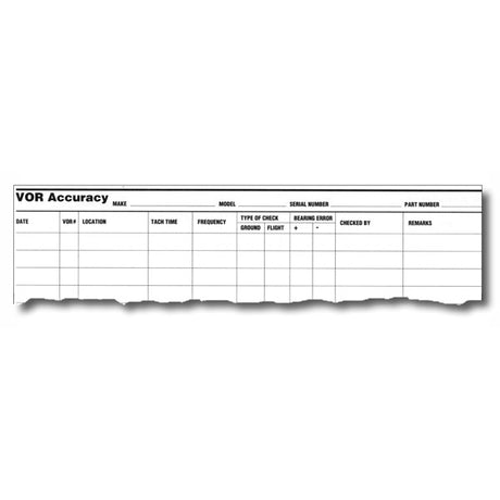 ASA Avionics Logbook