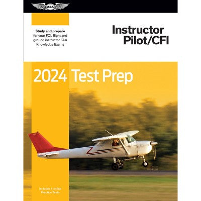 ASA Test Prep 2024 (Certified Flight Instructor)