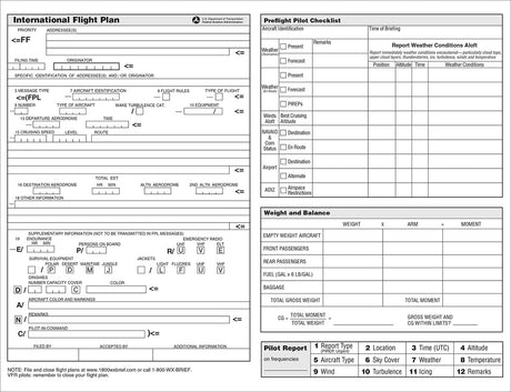 Flight Planner Pad