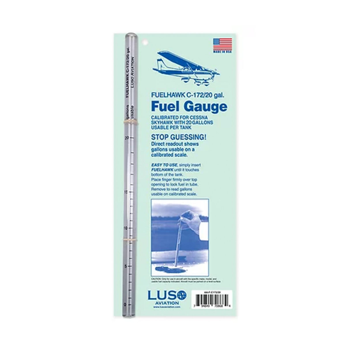 Fuelhawk Cessna 172 20 Gallon Fuel Gauge