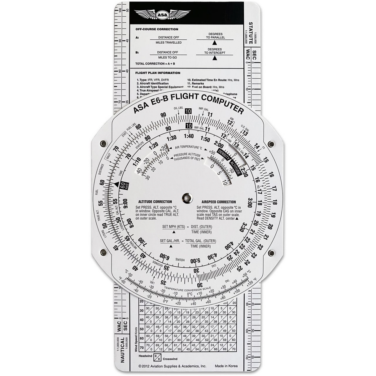 ASA E6-B Metal Flight Computer