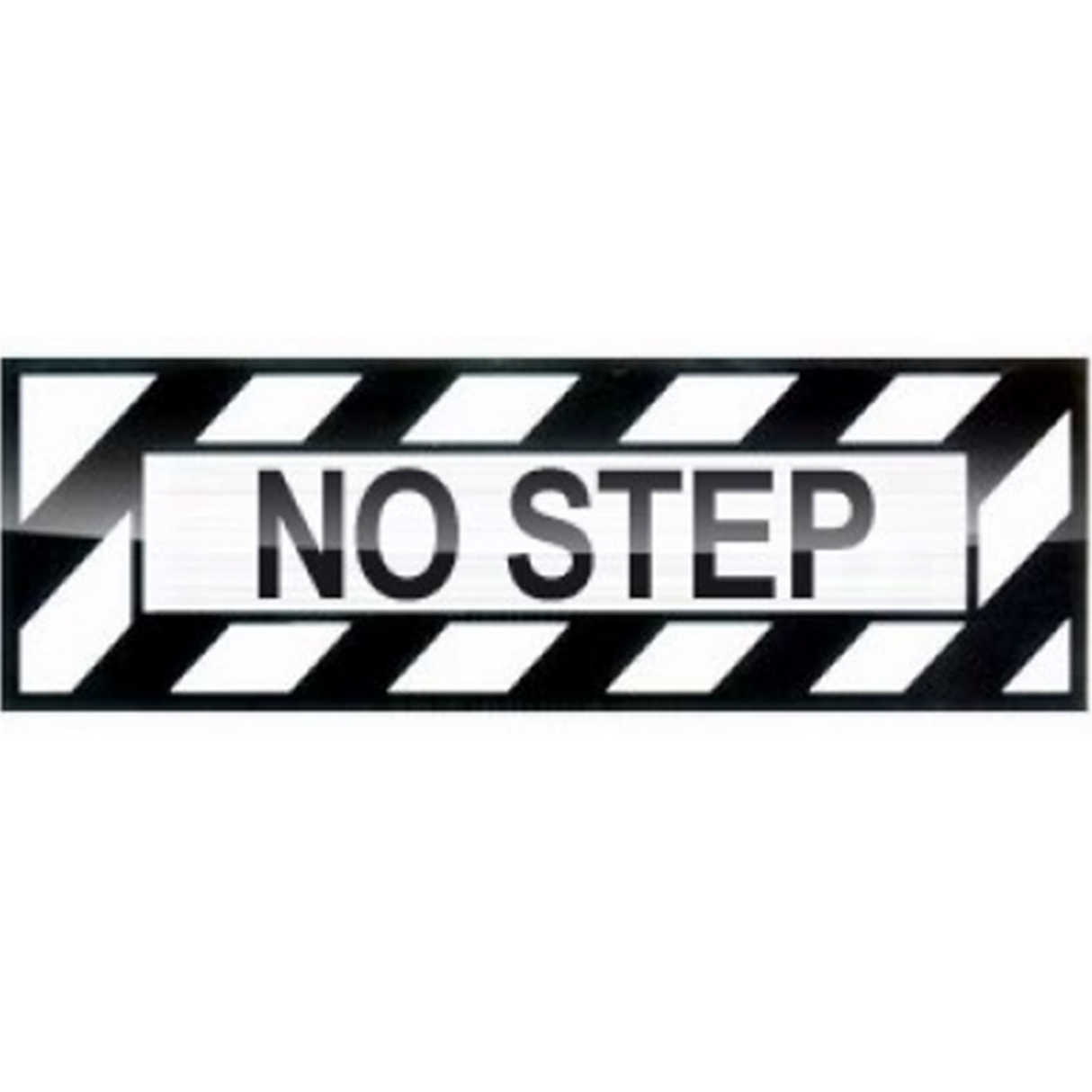 No Step Decal Soft Aluminum